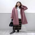 【グローバルワーク】色合わせが新鮮！大人女子に似合う「くすみピンクコート」 - ビュー