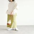 ラクでおしゃれ…だから止められない♡「白スニーカー」で春先取り！キレイめカジュアル