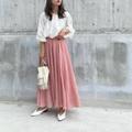 2023春色スカートはコレ！はくだけで美人度アップ、おしゃれな人のお手本コーデ集 - ビュー
