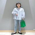 グローバルワーク、お手入れ楽チン＆フェミニンなシルエットの「ぽわん袖ブラウス」 - ビ