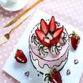 韓国で大人気♡苺ショートとオレオの”2Dケーキ”の作り方 - ビューティーガール