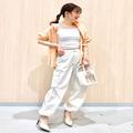 オレンジ最強かも！【GU】肌馴染み良い色がたまらん。人気の「ストライプシャツ」 - ビュー