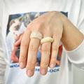 ダイソーこれで110円は最高だわ。。価格もデザインも文句ナシ！今っぽリング - ビューティ