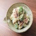 ビタミンC豊富な新じゃがは皮も残して使う！「新じゃがとそら豆とベーコンのポテサラ」【