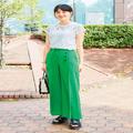 【東京SNAP】グリーン＆おなかチラ見せが流行中！感度高めな女子コーデって？ - ビューティ