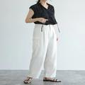大人のカーゴパンツ正解着こなしはコレ♡爽やかな白で垢抜ける！キレイめカジュアル7連発