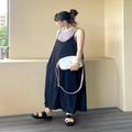 夏は「黒キャミワンピ」がめちゃ使える！ラクなのにおしゃれに見える！今旬・着回しコー